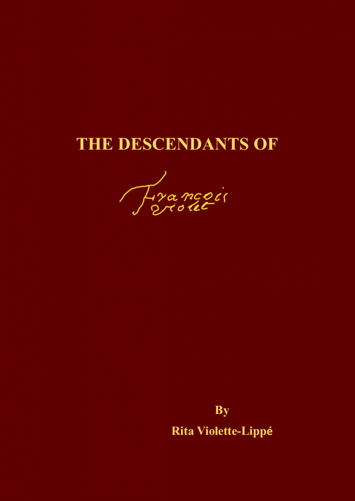 front cover of Descendants of Francois Violet